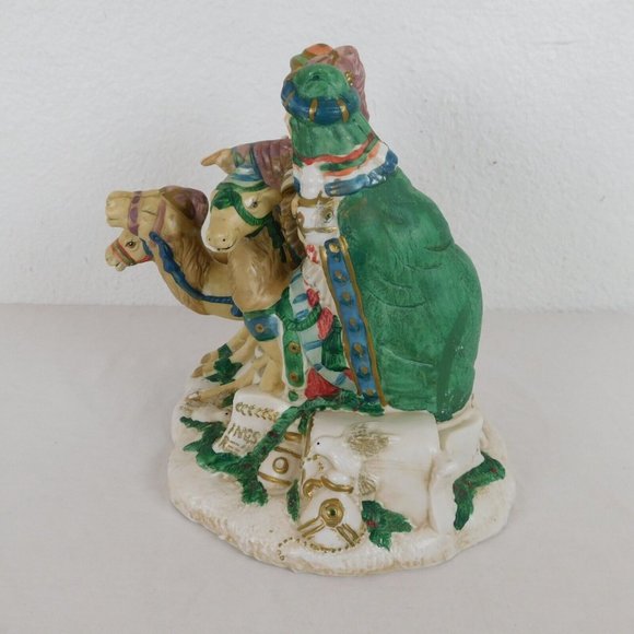 Giny Inc We Three Kings Nativity Figures Vtg 1992 Scenes of Devotion Frost FLAW - Picture 2 of 12